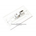 Placa Tapa HDMI 1.4 (4k+Ethernet+3D) + Cat5e + Tapón ABS